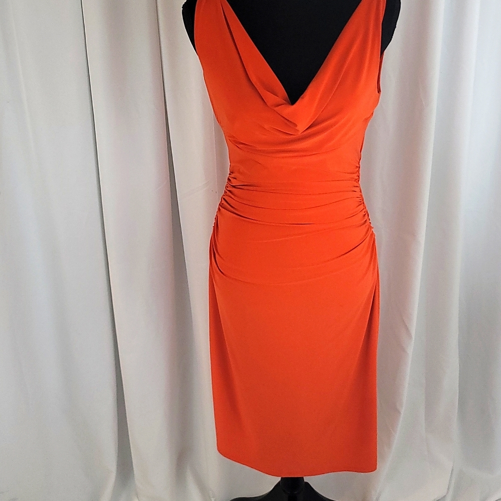 LAUREN  Ralph Lauren Size 6 Orange Dress